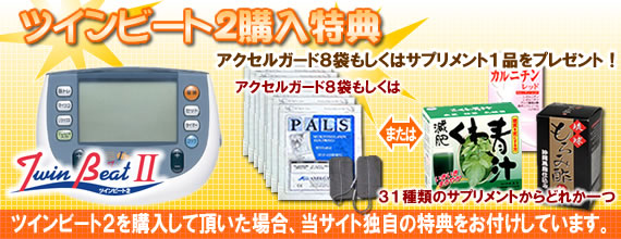 ツインビートPro・ツインビート2購入特典